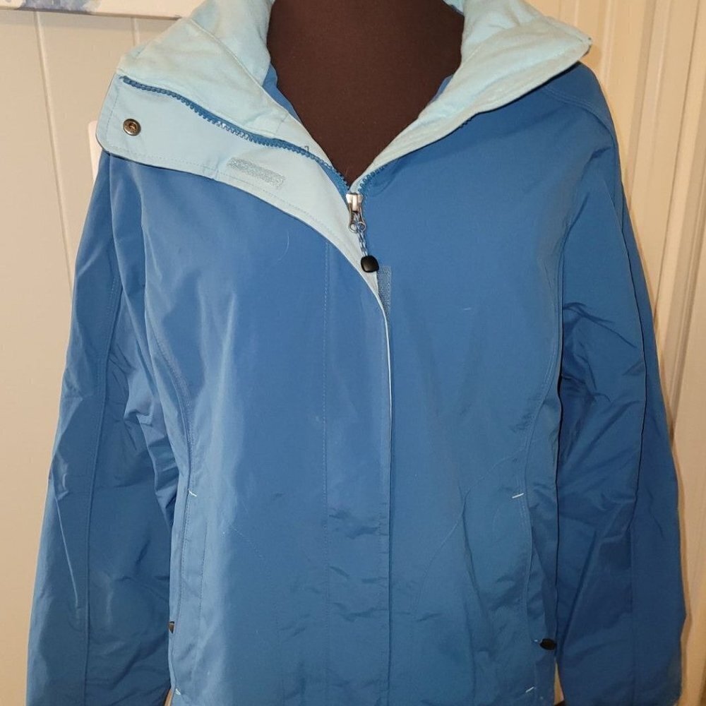 L.L Bean Primaloft Packaway Blue Coat